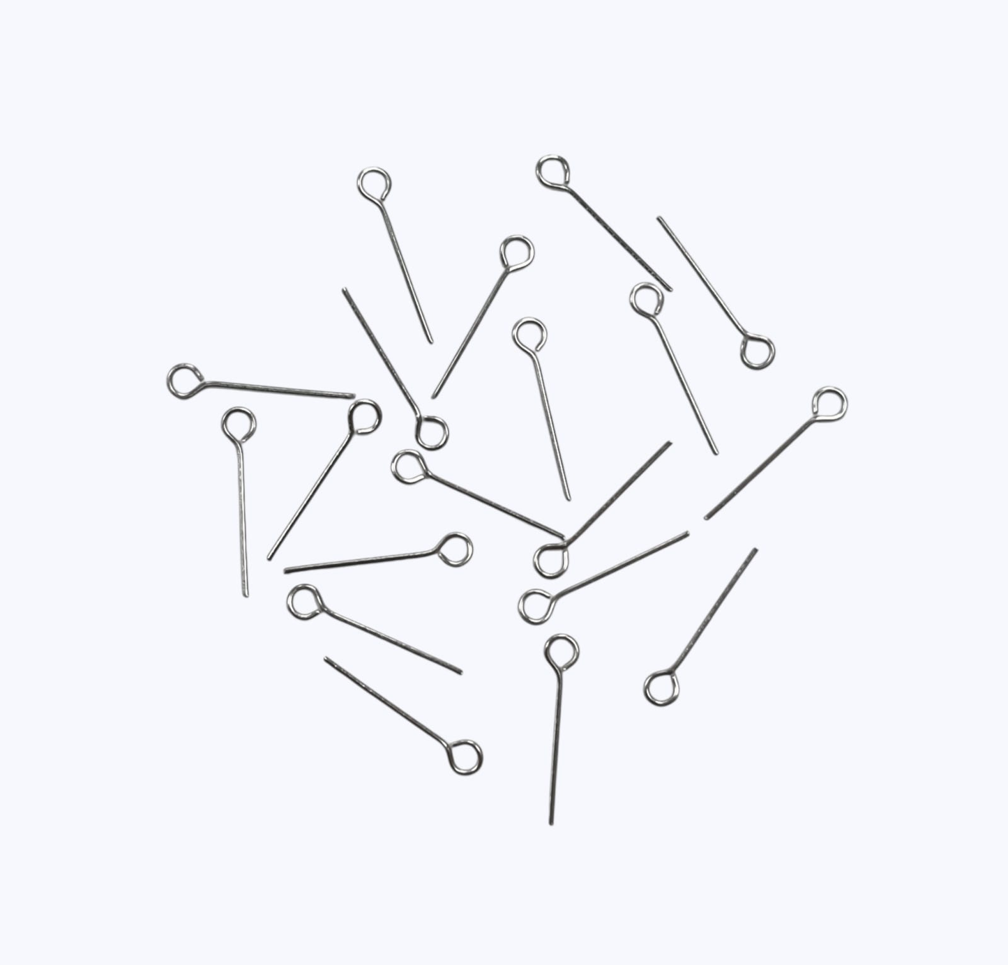 Vastagos Acero Natural Con Argolla 1.8cm