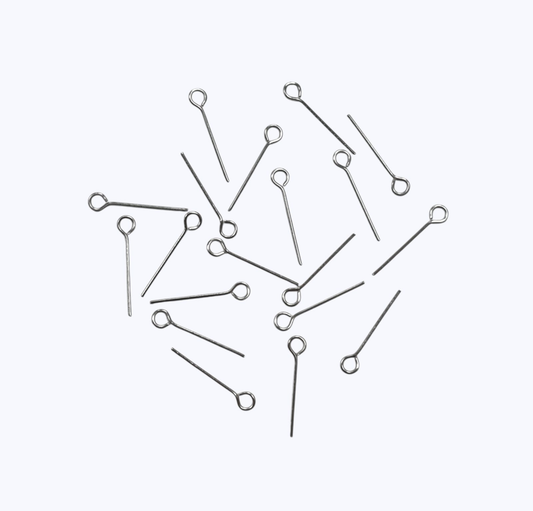 Vastagos Acero Natural Con Argolla 1.8cm