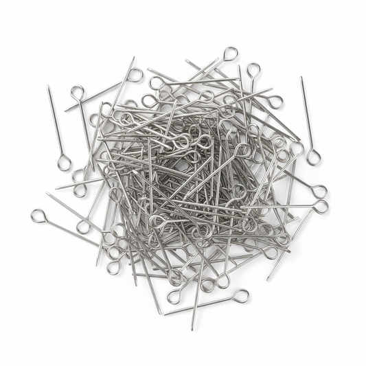 Vastagos Acero Natural Con Argolla 3cm