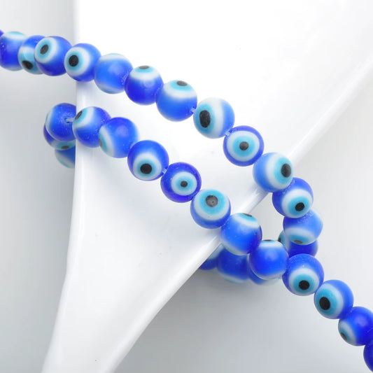 Ojo Turco Azul 4mm - 90 PCS