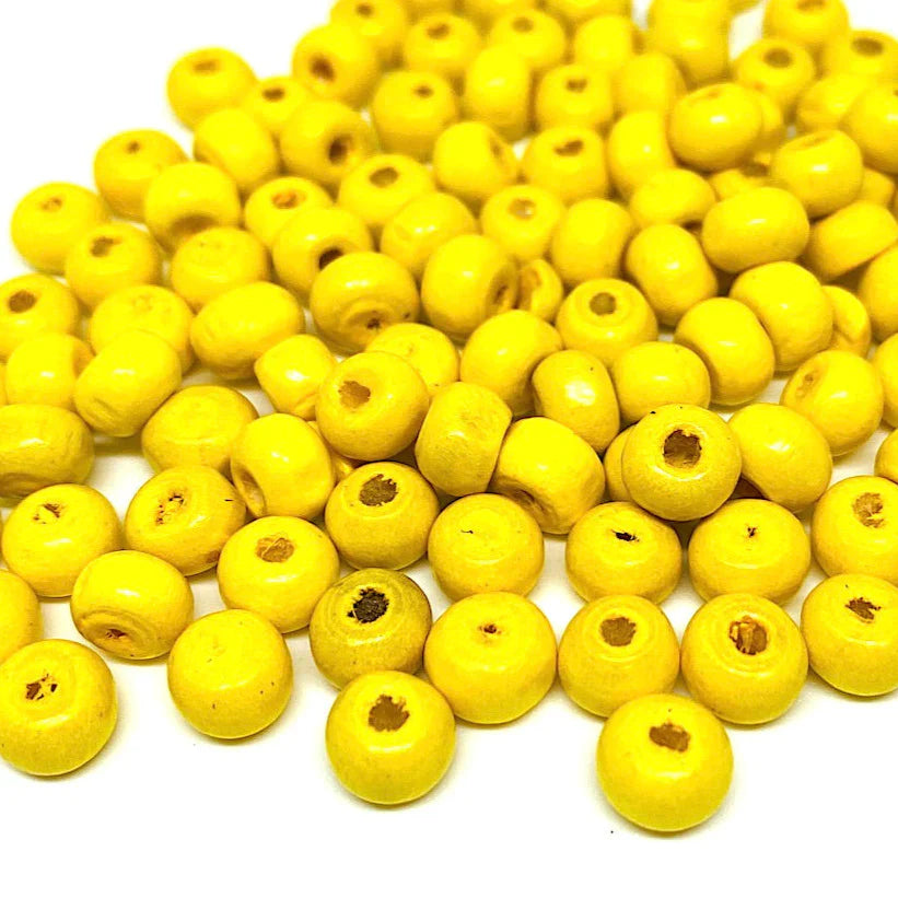 Cuentas de Madera 6mm 500 gramos