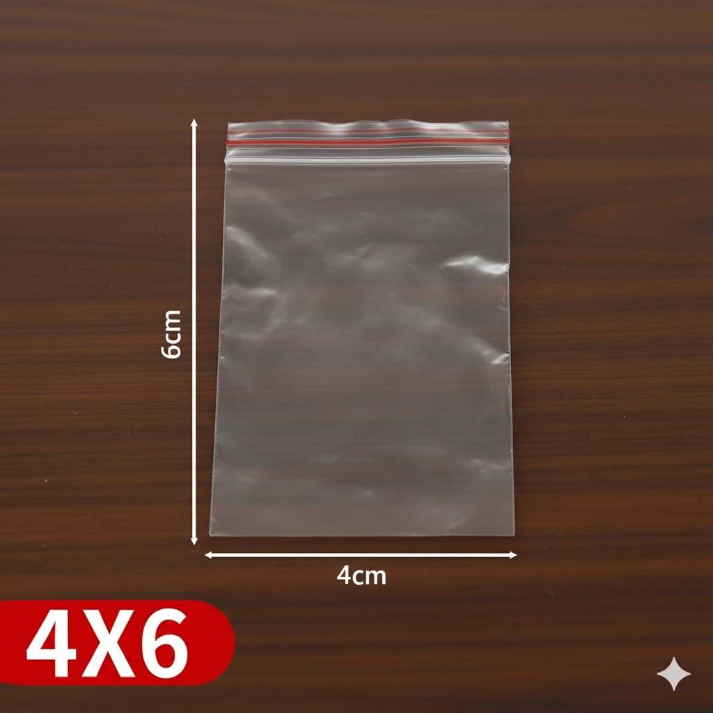 Ziploc 4x6cm - 500 Unid.