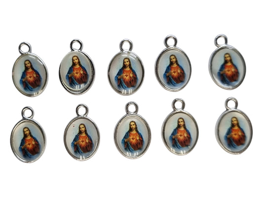 Dije Sagrado Corazon de Jesus - 10 Unid.