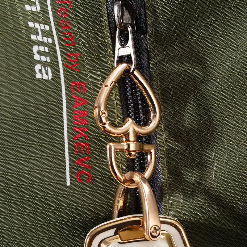 Mosquetón Giratorio Dorado Forma Corazon - 50 Unid.