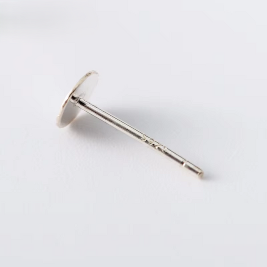 Base de Aro Plano 5mm Plata 925 - 2 Unid.