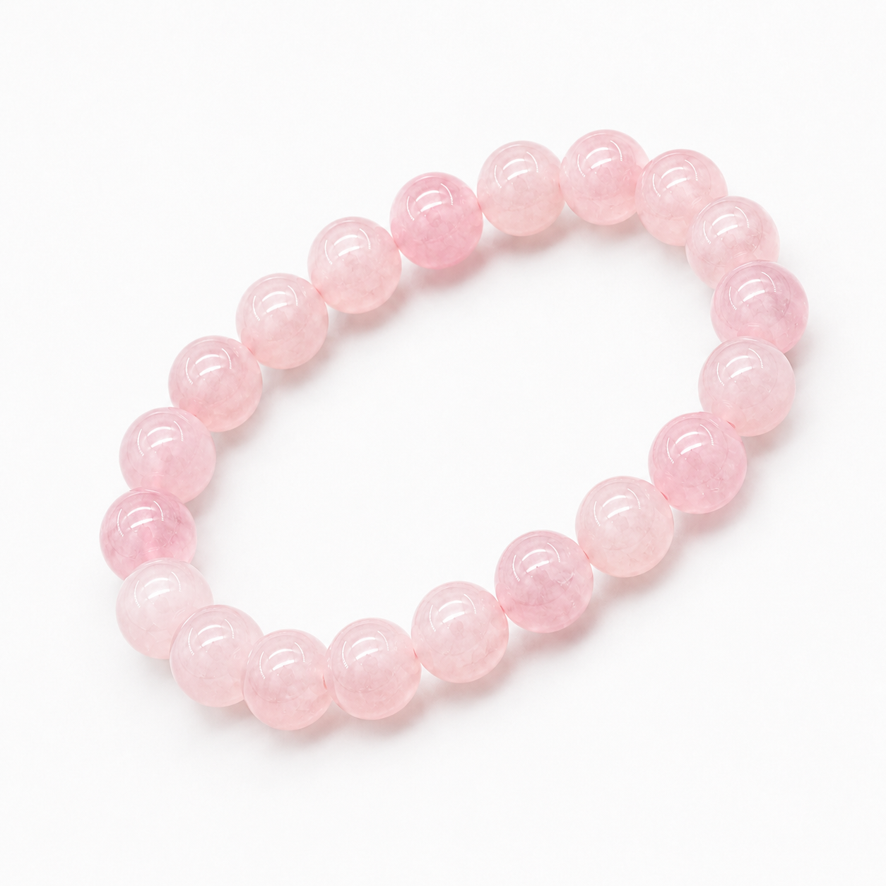 Pulsera Cuarzo Rosa 8mm