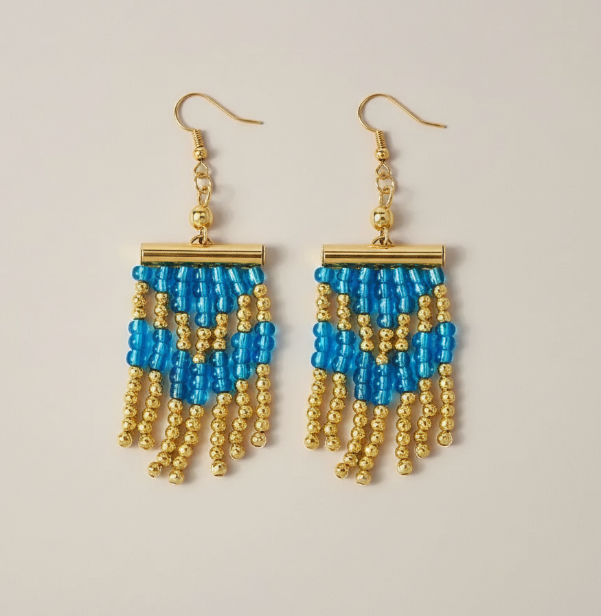 Terminal de Acero Dorado Tipo Tubo 20mm