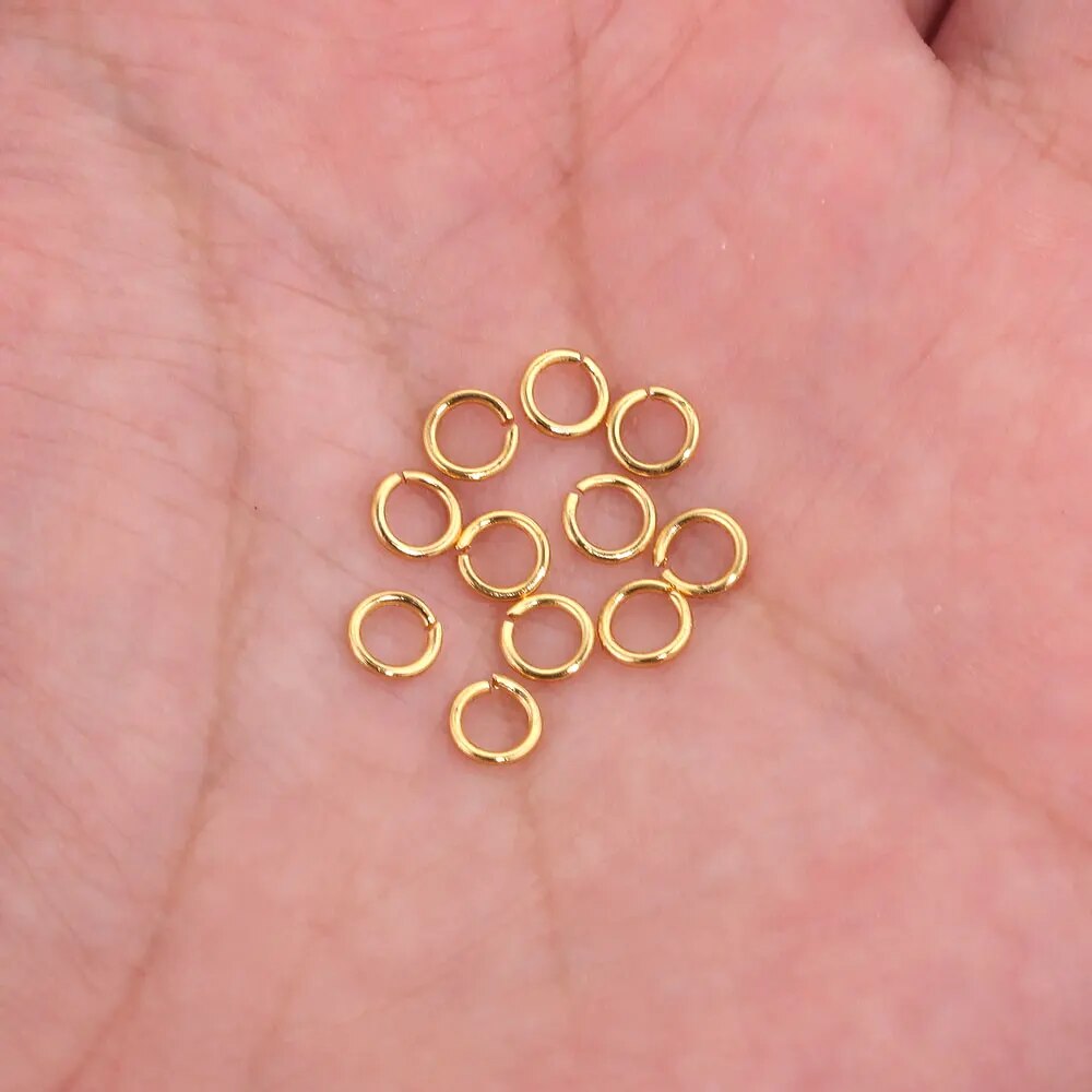 Argolla Union en Acero Dorado