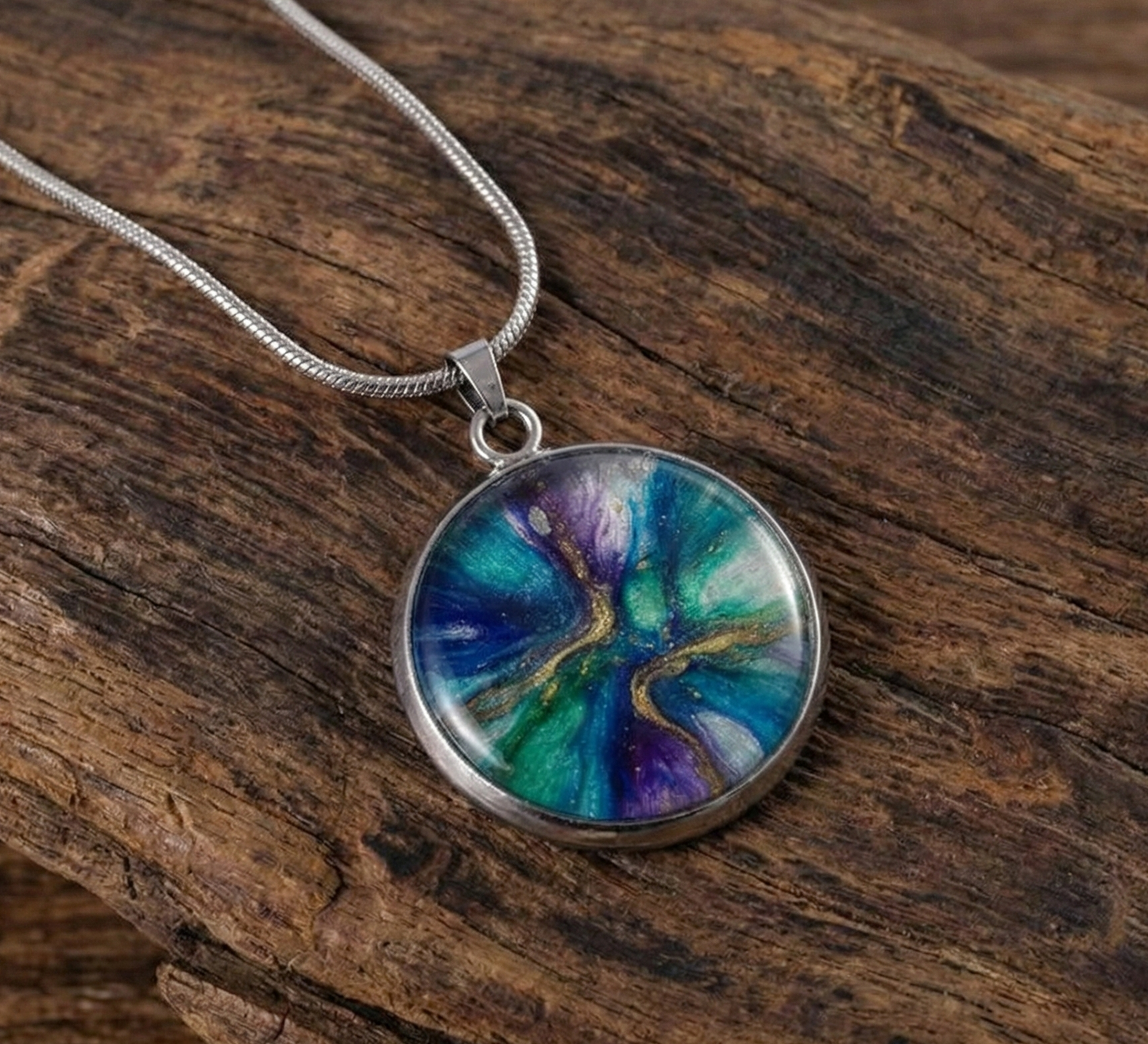 Base Redondo Camafeo Cabujón De Acero 20mm