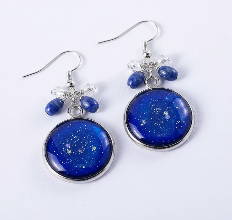 Base Redondo Camafeo Cabujón De Acero 12mm