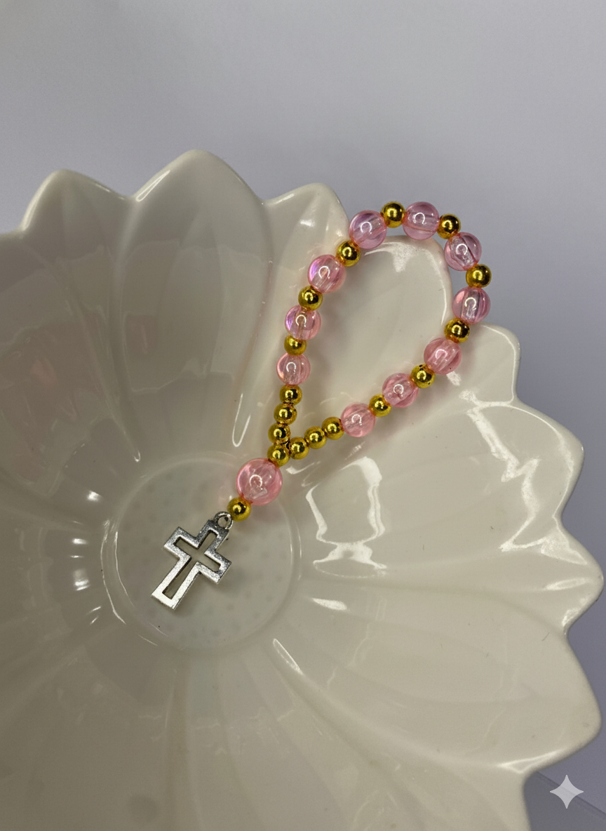 Pack 12 Denarios Rosado Oscuro Con Dorado