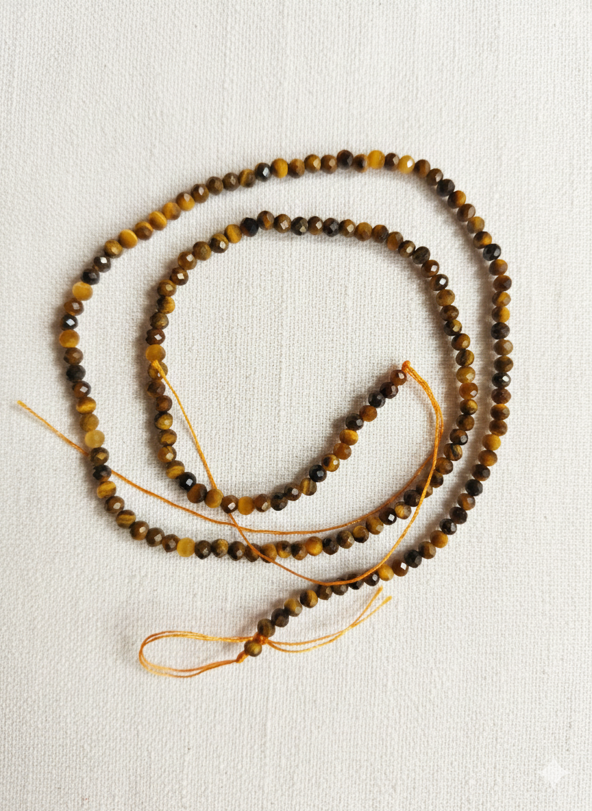 Ojo de tigre Micro Facetada 3mm