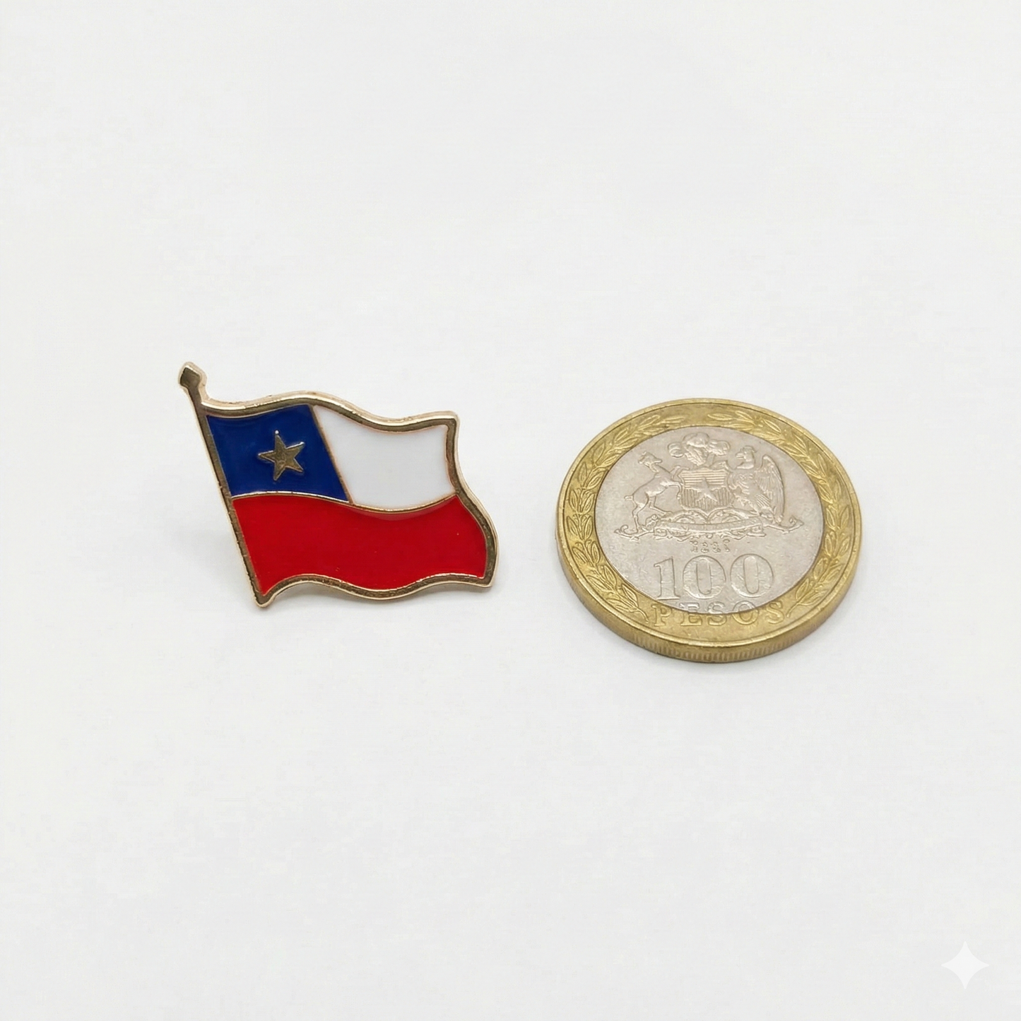 Pin Bandera de Chile 20x20mm
