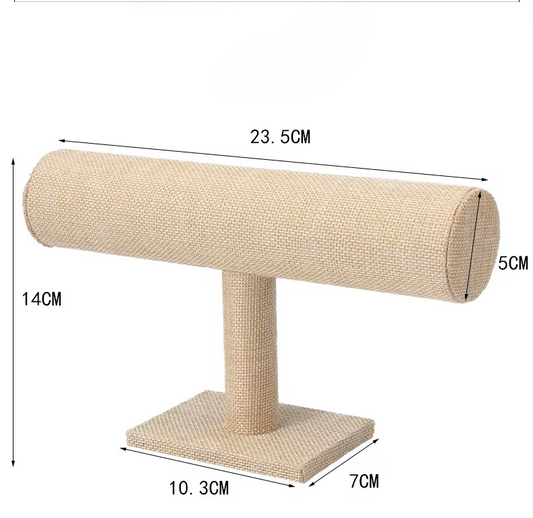 Exhibidor De Pulsera Arpillera 1 Nivel