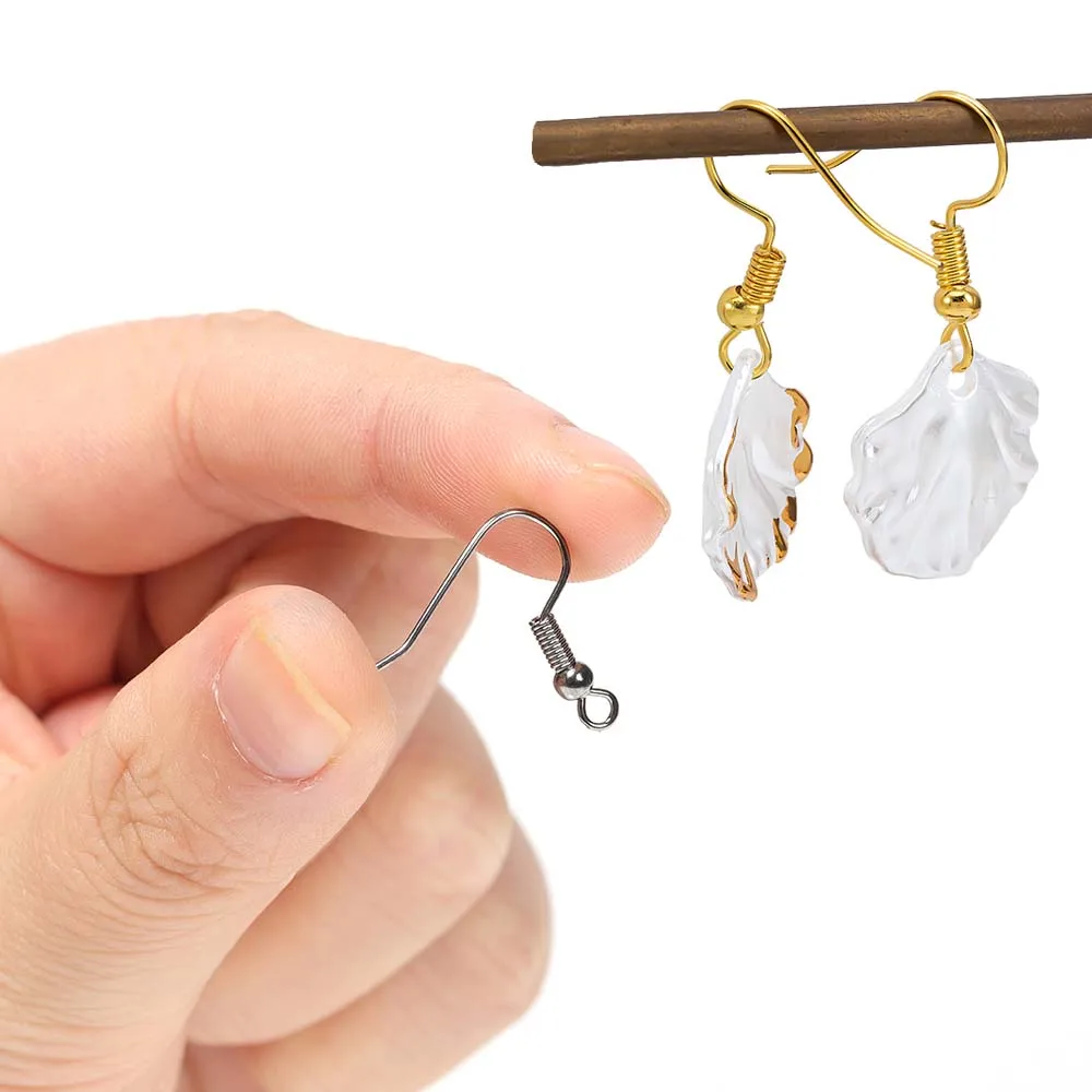 Ganchos Para Aro Fantasia Dorado - 100 Unid.