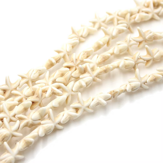 Estrellas de Mar en Howlita - 37 Unid.