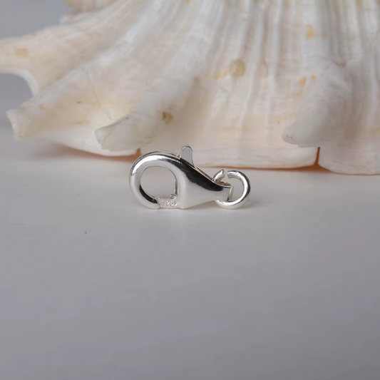 Broche Langosta 11mm Plata 925 - 1 Unid.