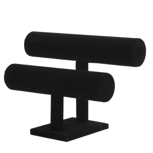 Exhibidor De Pulsera De Terciopelo 2 Niveles