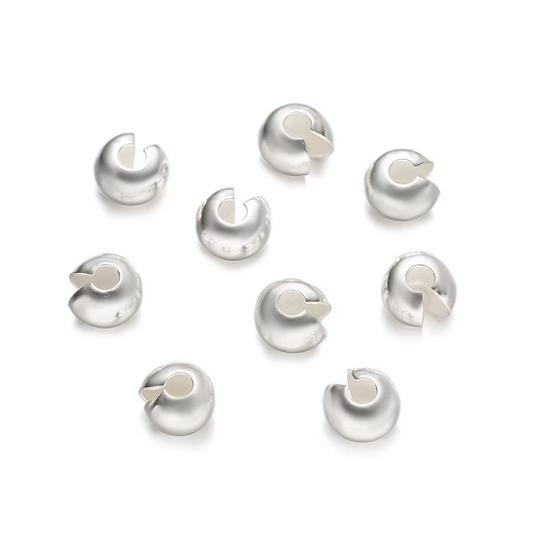 Tapanudo Cierre Media Luna 3mm Plata 925 - 10 Unid.