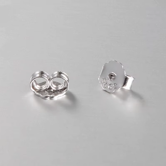 Topes Aro Plata 925 - 2 Unid.