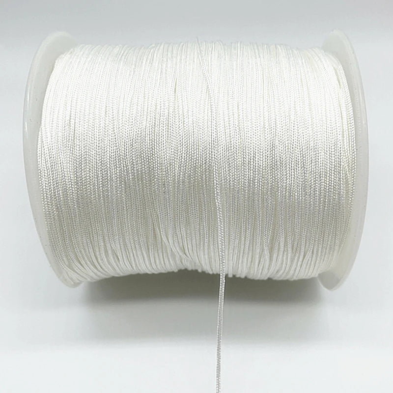 Hilo Tripolino (Chino) 0.8mm Blanco - 90 Metros