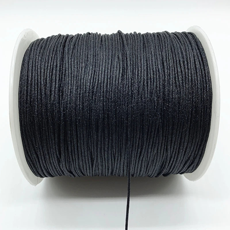 Hilo Tripolino (Chino) 0.8mm Negro - 90 Metros