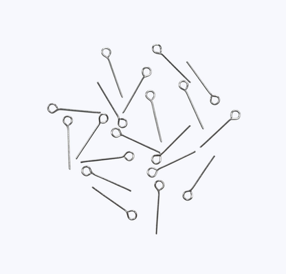 Vastagos Acero Natural Con Argolla 1.8cm