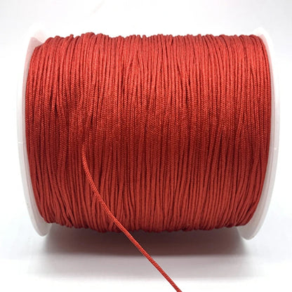 Hilo Tripolino (Chino) 0.8mm Rojo - 90 Metros