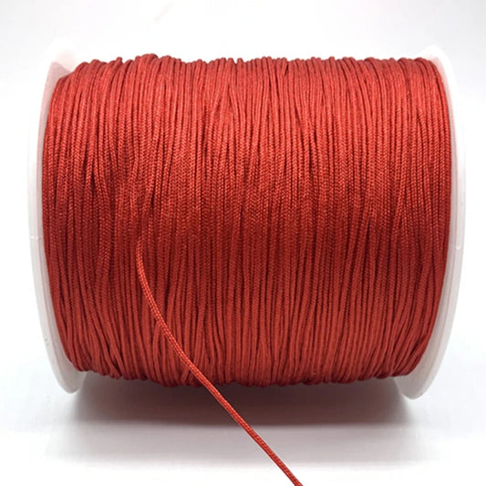 Hilo Tripolino (Chino) 0.8mm Rojo - 90 Metros