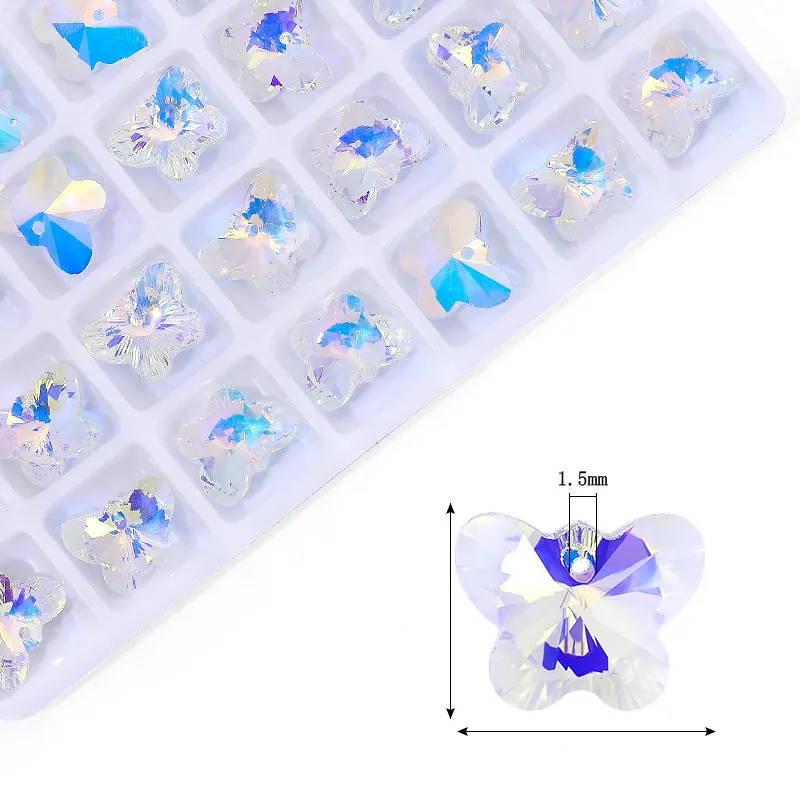 Figuras de Cristal Tornasol 1.4cm - Unidad