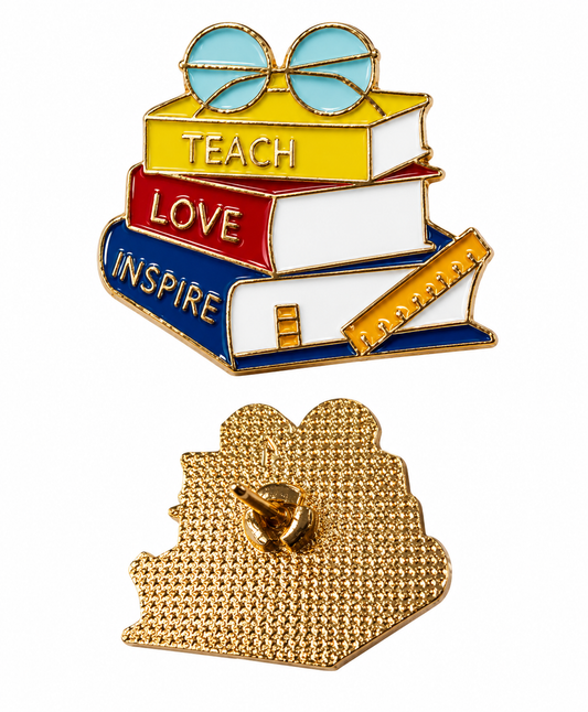Pin Libros Graduación 2x2.5cm - 25pcs