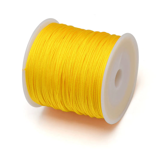 Hilo Tripolino (Chino) 1mm Amarillo - 90 Metros