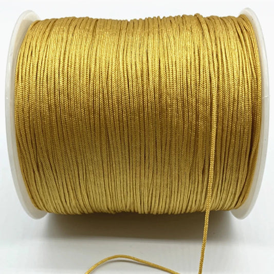 Hilo Tripolino (Chino) 0.8mm Dorado - 90 Metros