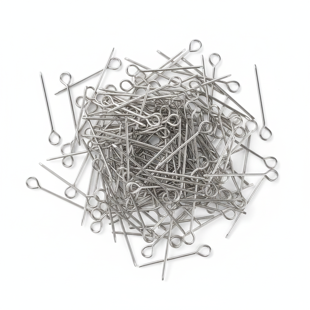 Vastagos Acero Natural Con Argolla 3cm