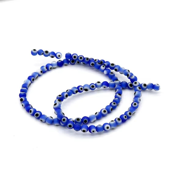 Ojo Turco Azul 4mm - 90 PCS