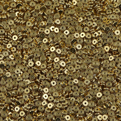 Separador Tipo Dona Acero Dorado 5mm