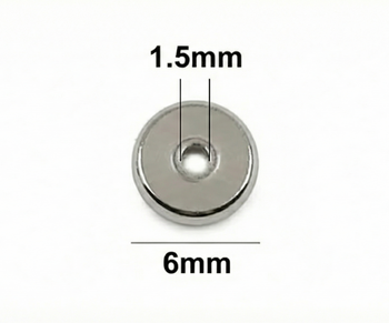 Separador Tipo Dona Acero 6mm