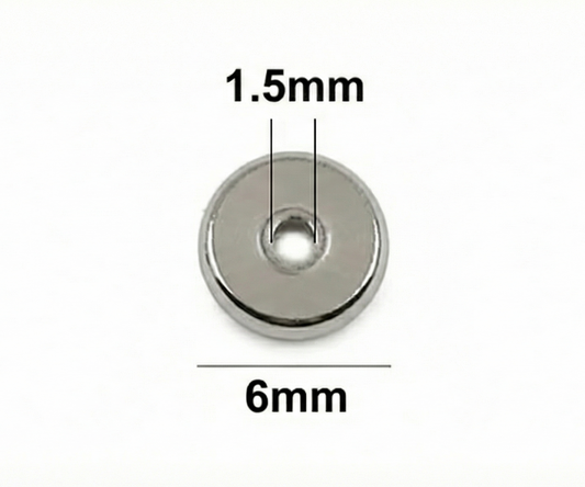 Separador Tipo Dona Acero 6mm