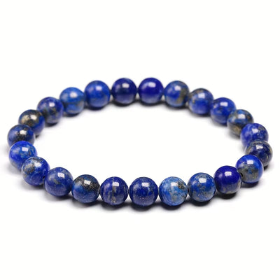 Pulsera Elasticada Lapislázuli Nacional 8mm