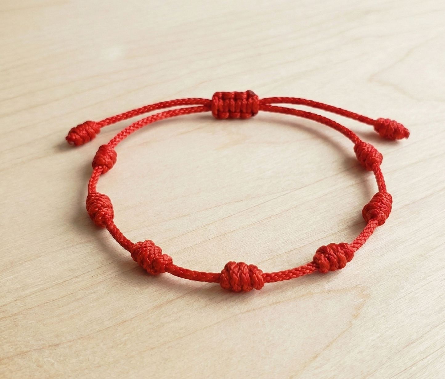 Pulseras Rojas 7 Nudos