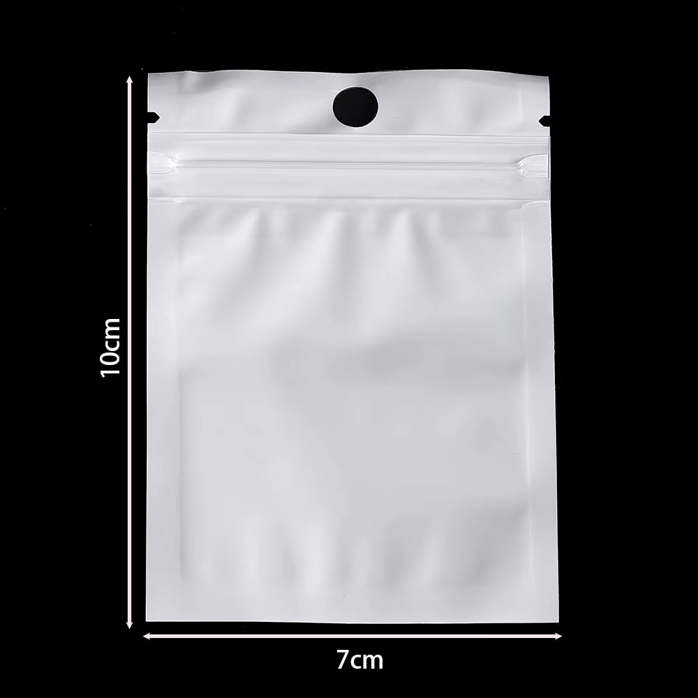 Bolsa Con Cierre Hermético Fondo Blanco 7x10cm - 100 Unid