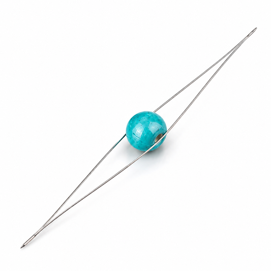 Aguja Mostacillera De Acero 12cm - 2pcs