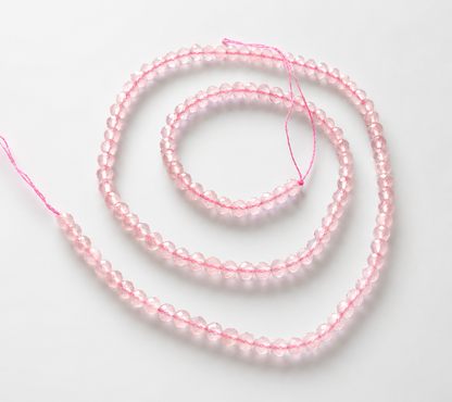 Cuarzo Rosado Microfacetada 3mm