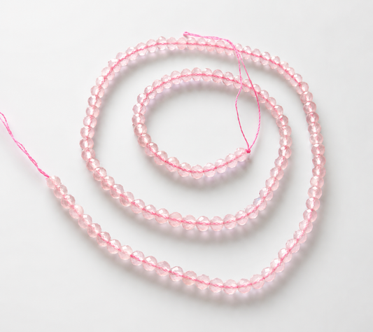 Cuarzo Rosado Microfacetada 3mm
