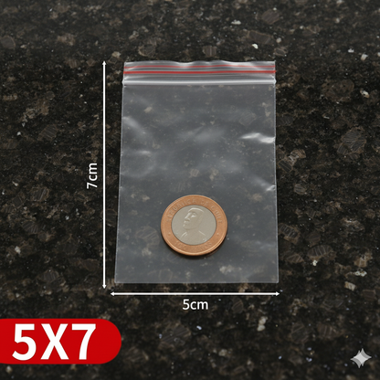 Ziploc 5x7cm - 500 Unid.