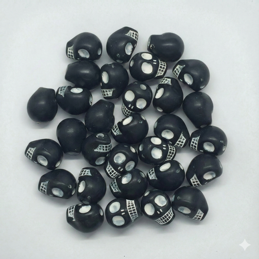 Calaveras Acrílicas Negro - 40gr