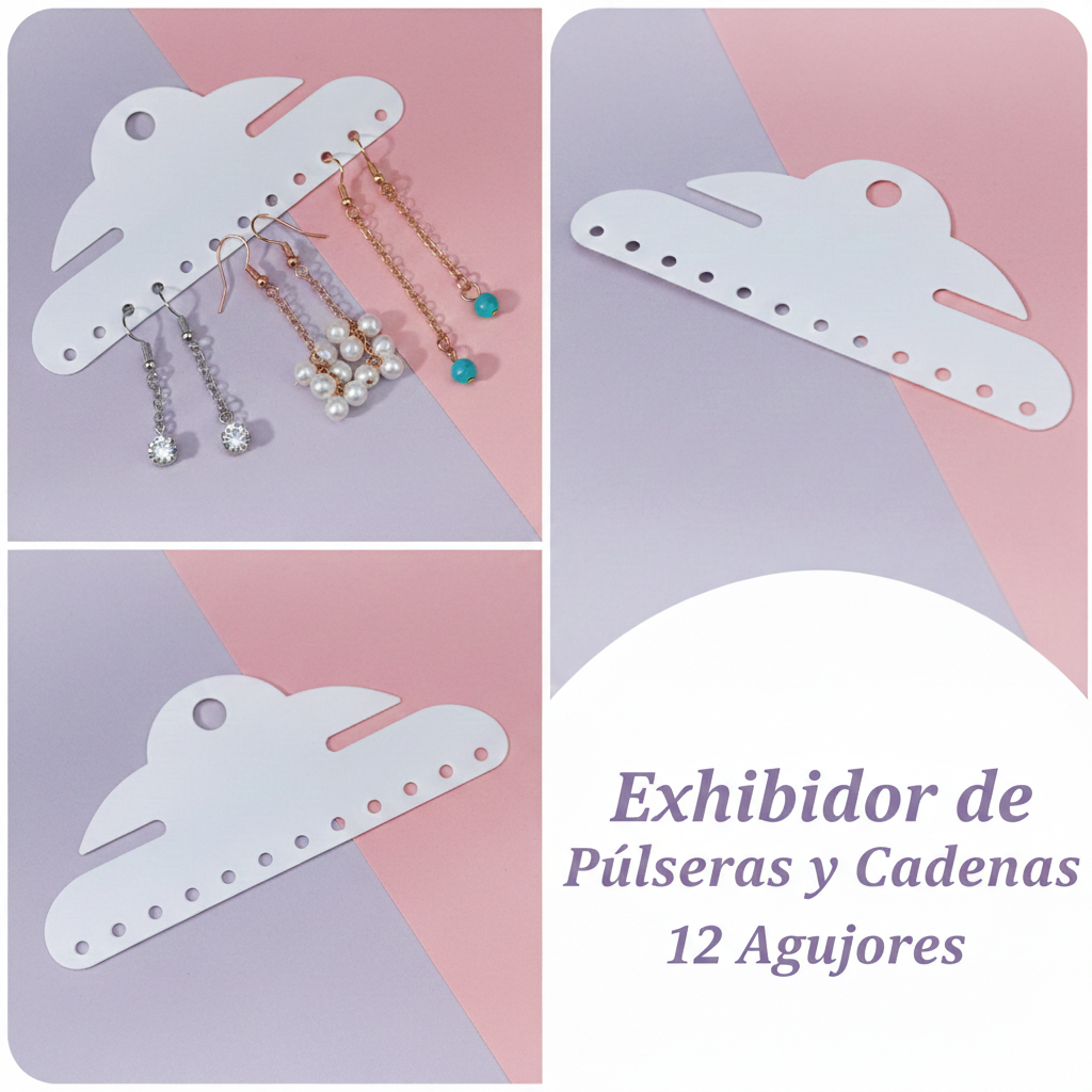 Exhibidor de Pulseras y Cadenas 100 Unid