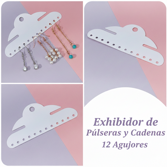 Exhibidor de Pulseras y Cadenas 100 Unid