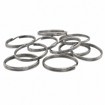 Argolla de llavero Doble Sin Cadena 2.5cm - 50 pcs