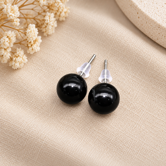 Aros Bolita Onix 10mm Acero
